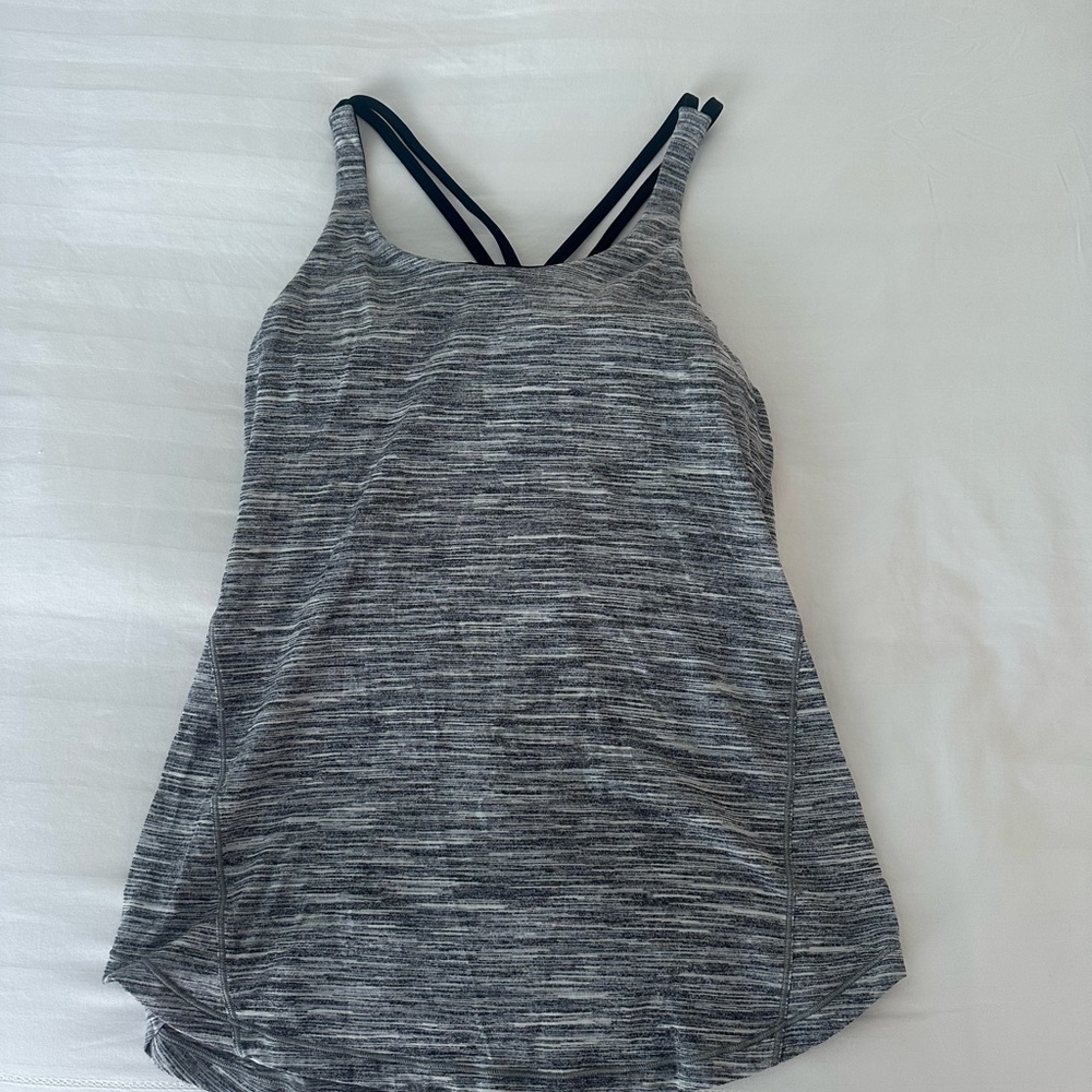 lululemon athletica Gray Tank Top